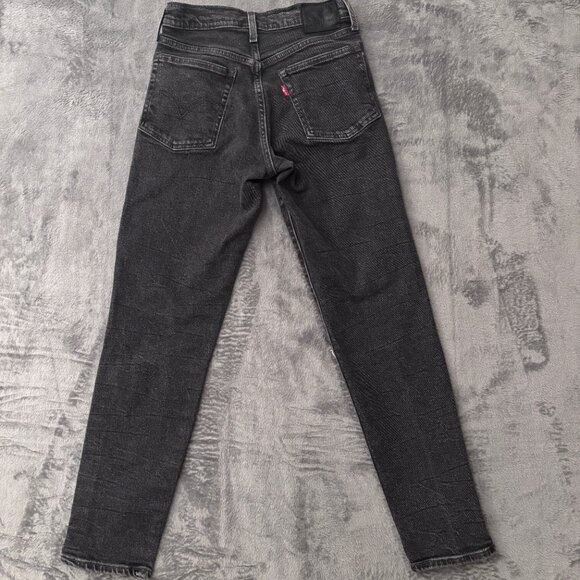 Levi’s Jeans Women’s Size 24 Black Skinny Distressed Stretch Denim - Picture 2 of 13